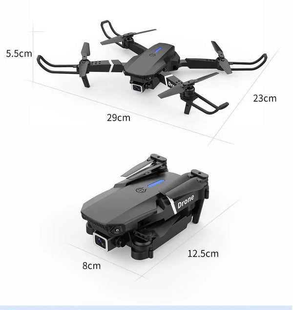 Drone E88 4k HD câmera